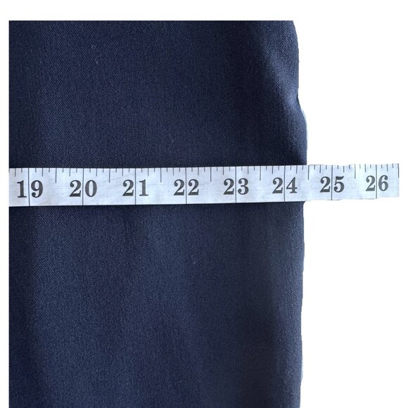 Maurices 22 NAVY Blue Cropped Smart Fit Work Dress Pants - Picture 7 of 12